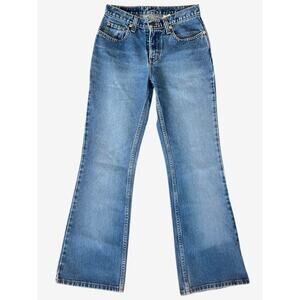 Vintage Jordache Size 3/4 Ankle Flare Jeans Women's Y2K